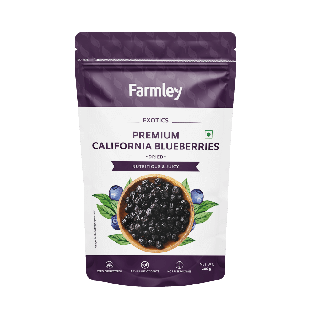 Farmley - Dried Blueberries, 200 gm