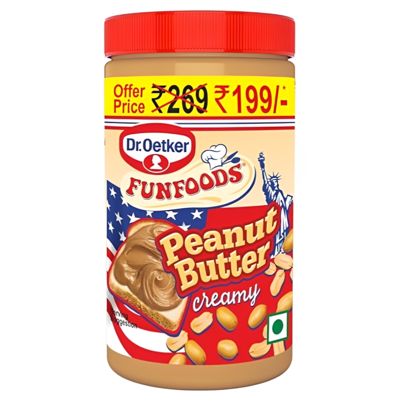 Funfoods - Peanut Butter (Creamy), 750 gm