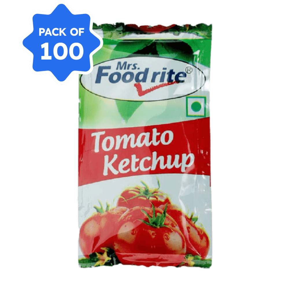 Foodrite - Tomato Ketchup, 8 gm Sachet (Pack of 100)