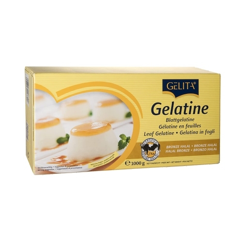 Gelita - Gelatine Leaves Bronze, 1 Kg