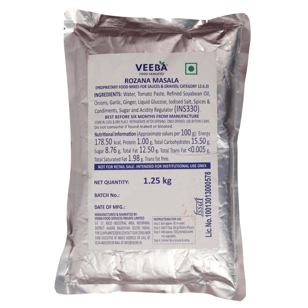 Veeba - Rozana Masala, 1.25 Kg