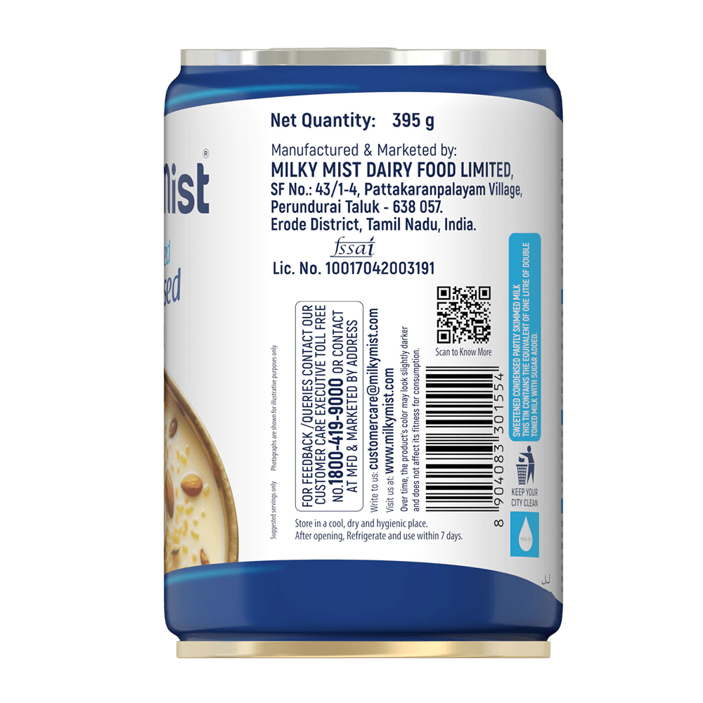 Milky Mist - Sweetened Condensed Milk, 395 gm image