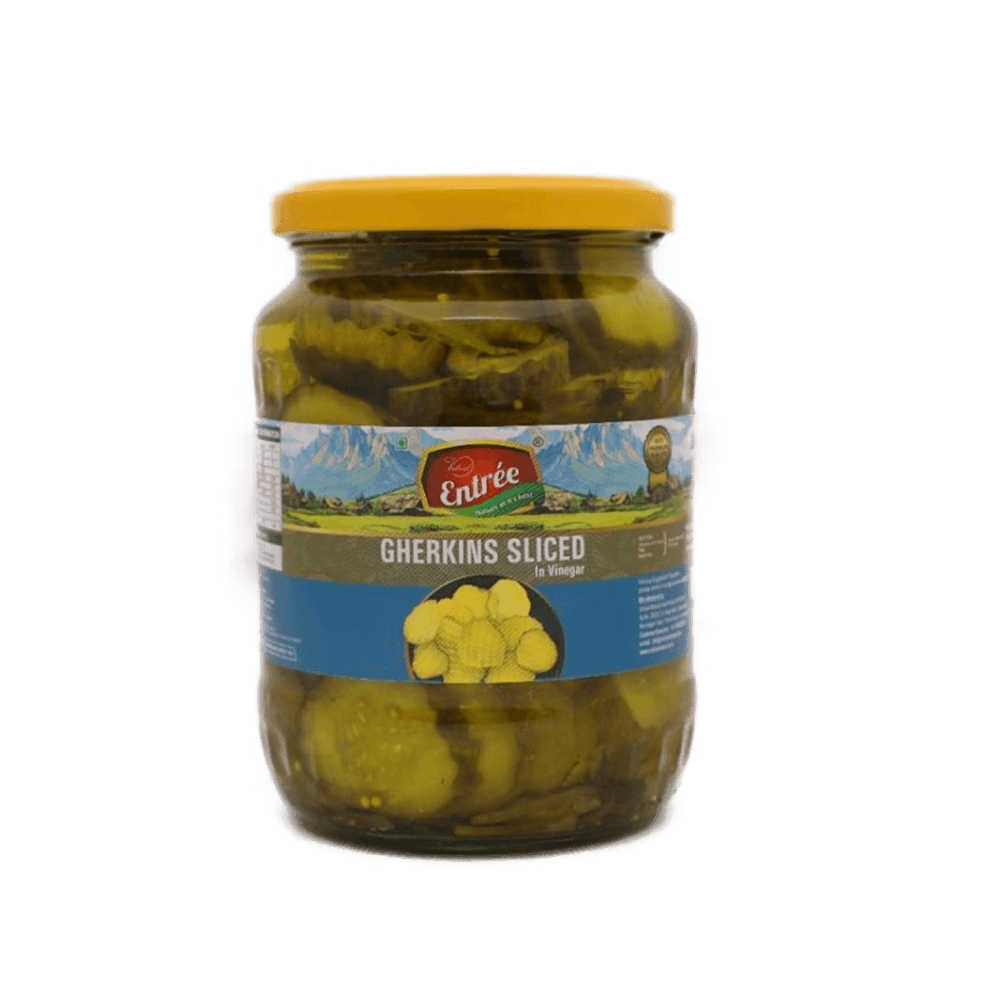 Entree - Gherkin Sliced in Vinegar, 720 ml	