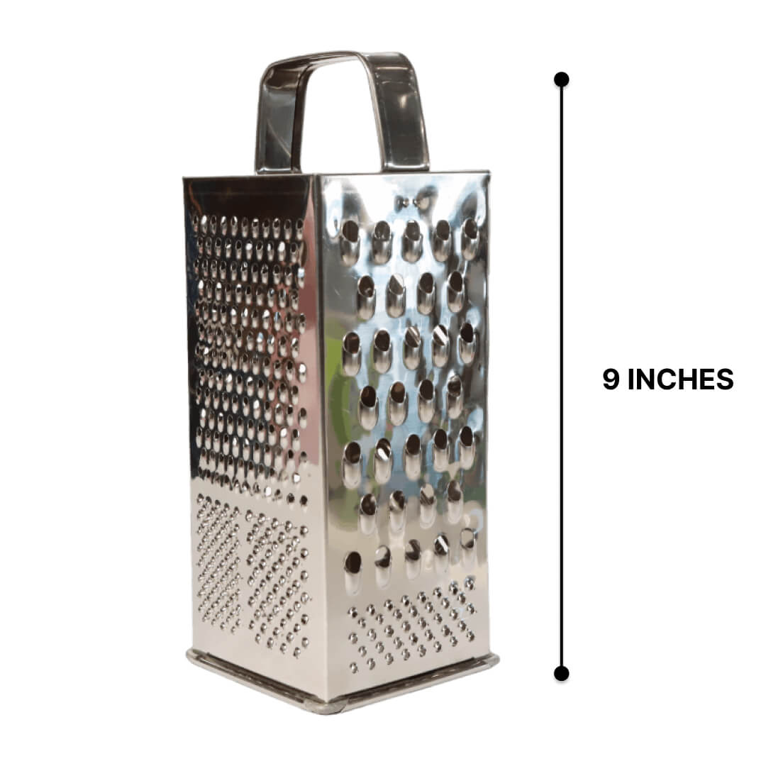 SS Grater W/Pipe Handle 9 inch