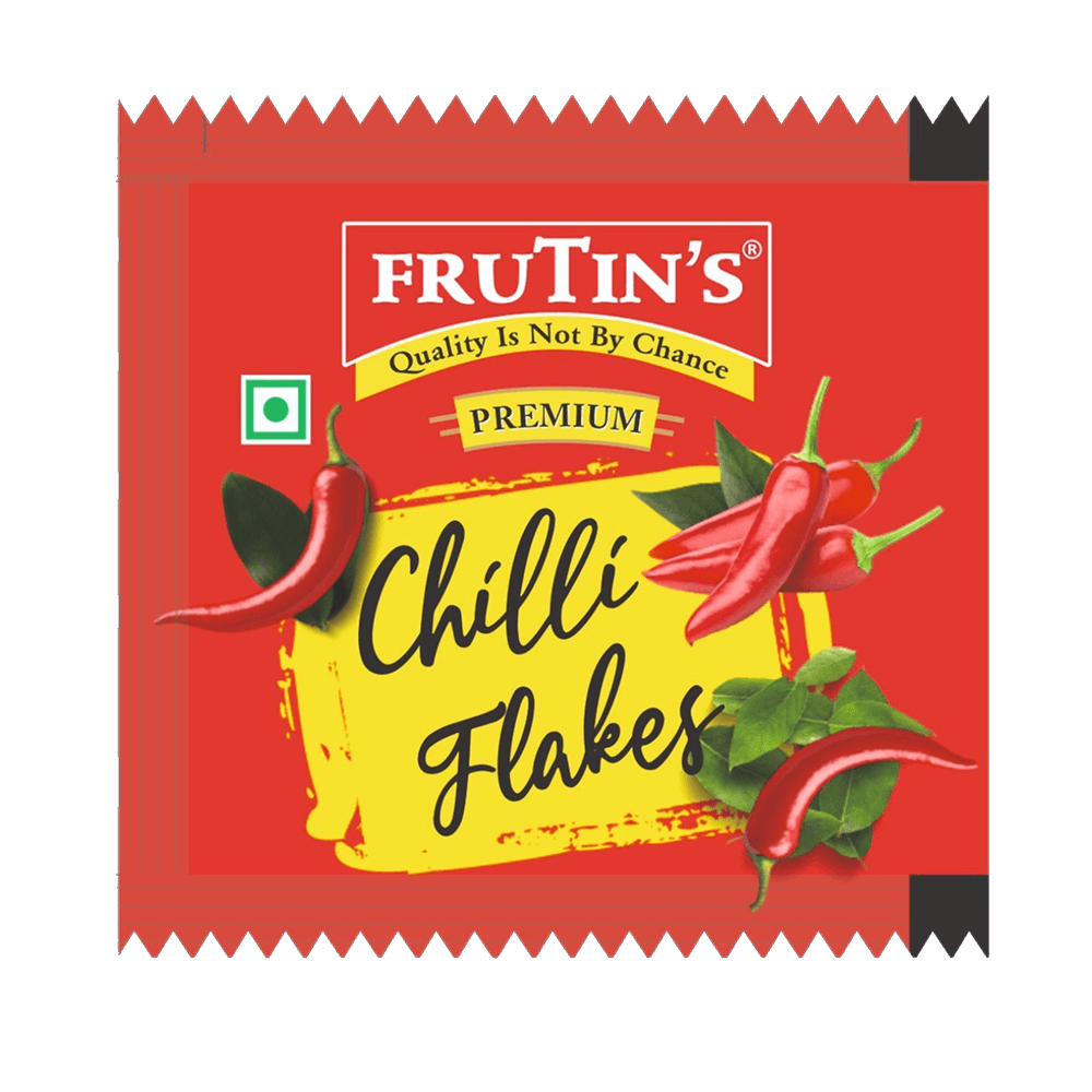 Frutin's - Chilli Flakes Sachet, 0.8 gm (Pack of 150)