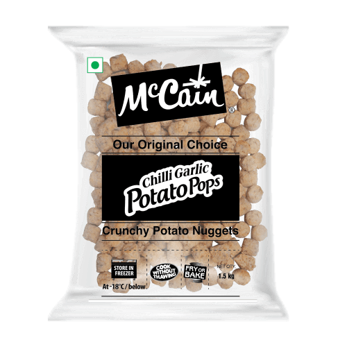 McCain - Garlic Chili Potato Pops, 1.5 Kg