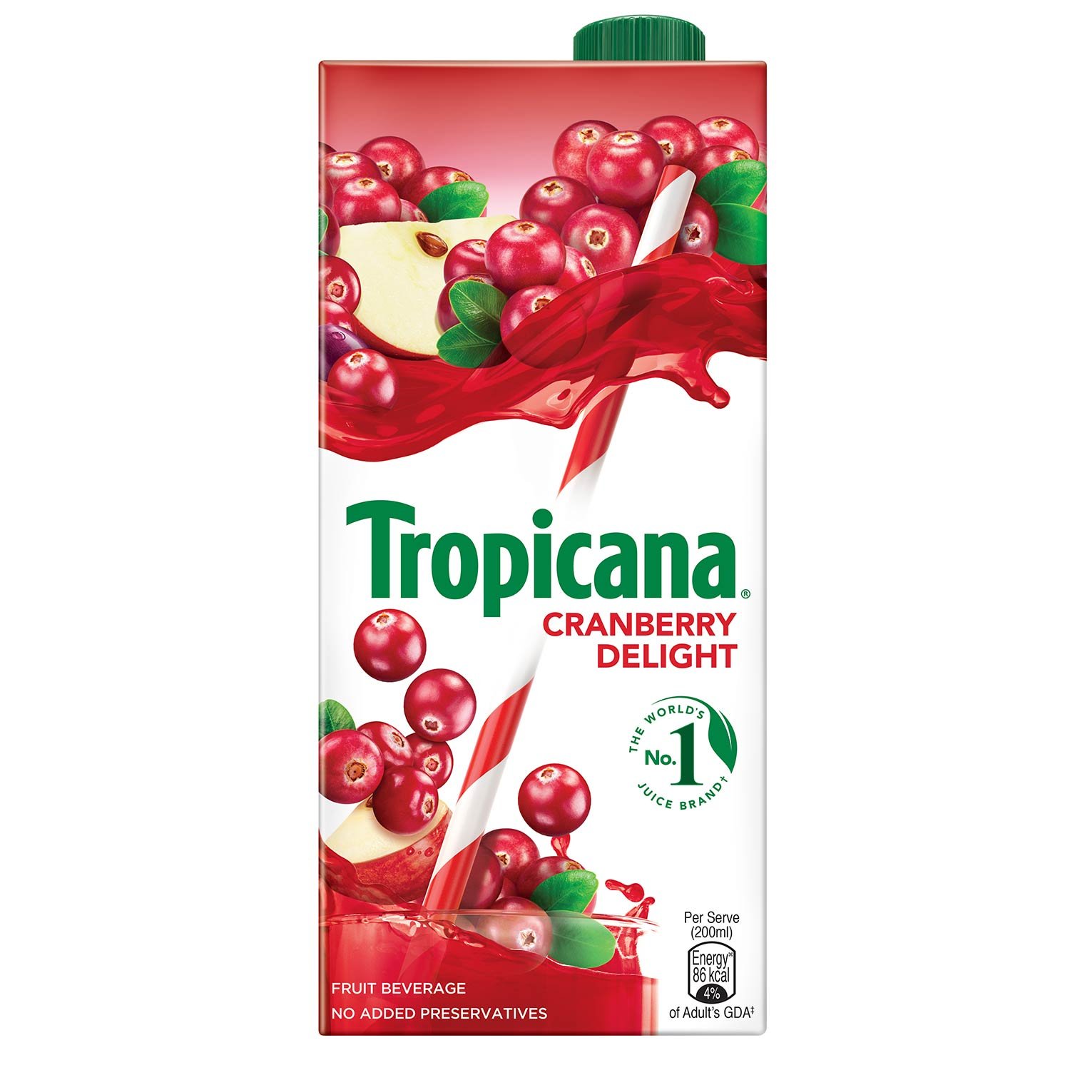 Tropicana - Cranberry Juice, 1 L Tetra Pak