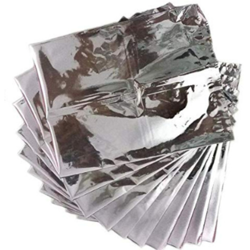 Aluminium (Silver) Pouches, 5"*7" (Pack of 100)	