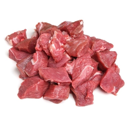 Standard Fresh Mutton Goat Boneless Cubes (20-30 gm/pc), 1 Kg