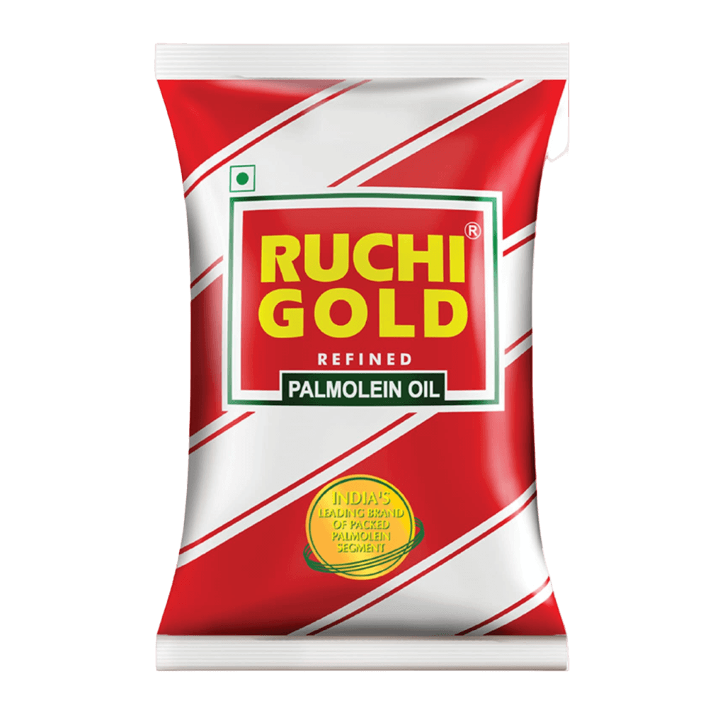 Ruchi Gold - Refined Palmolein Oil, 850 gm Pouch (Pack of 10)