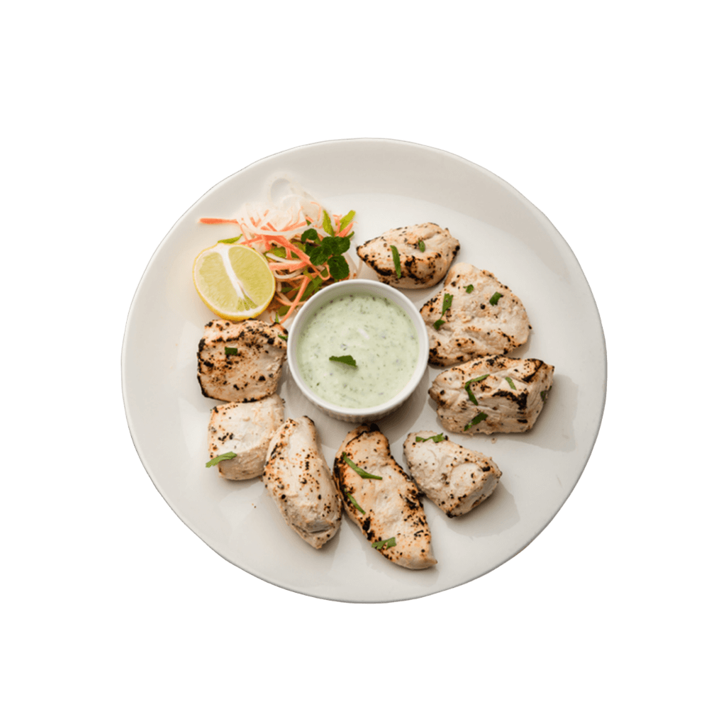 Just 2 Eat - Chicken Malai Tikka, 40 gm/pc Pack of 12, Frozen