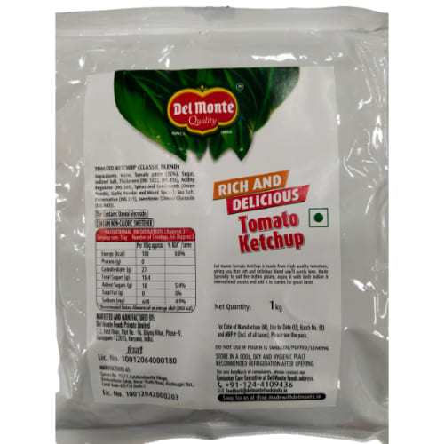 Del Monte - Tomato Ketchup, 1 Kg (Pouch)