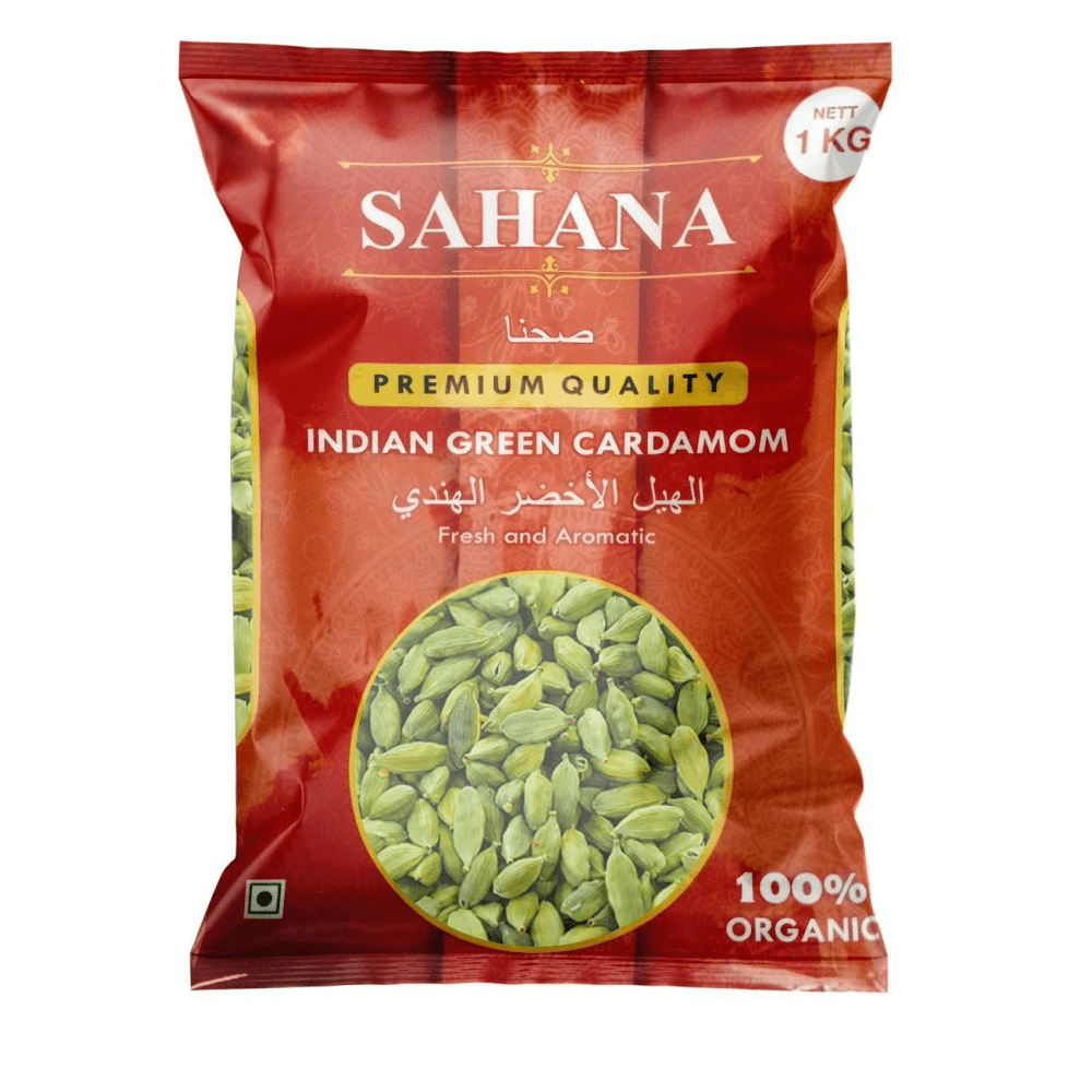 Sahana - Green Cardamom/Elaichi (6.5-7.5 mm), 1 Kg
