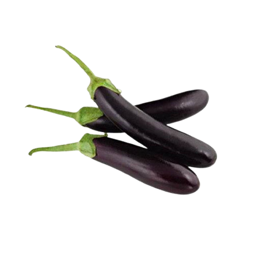 Brinjal Long Purple, 500 gm