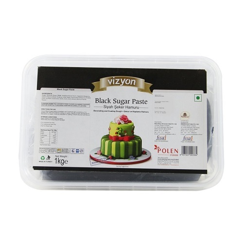 Vizyon - Sugar Paste (Black), 1 Kg