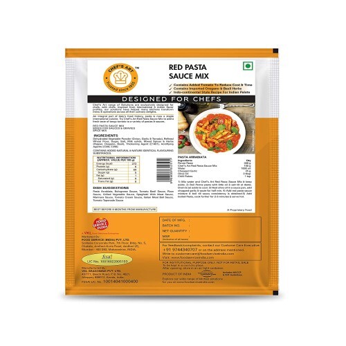 Chef's Art - Red Pasta Sauce Mix, 500 gm