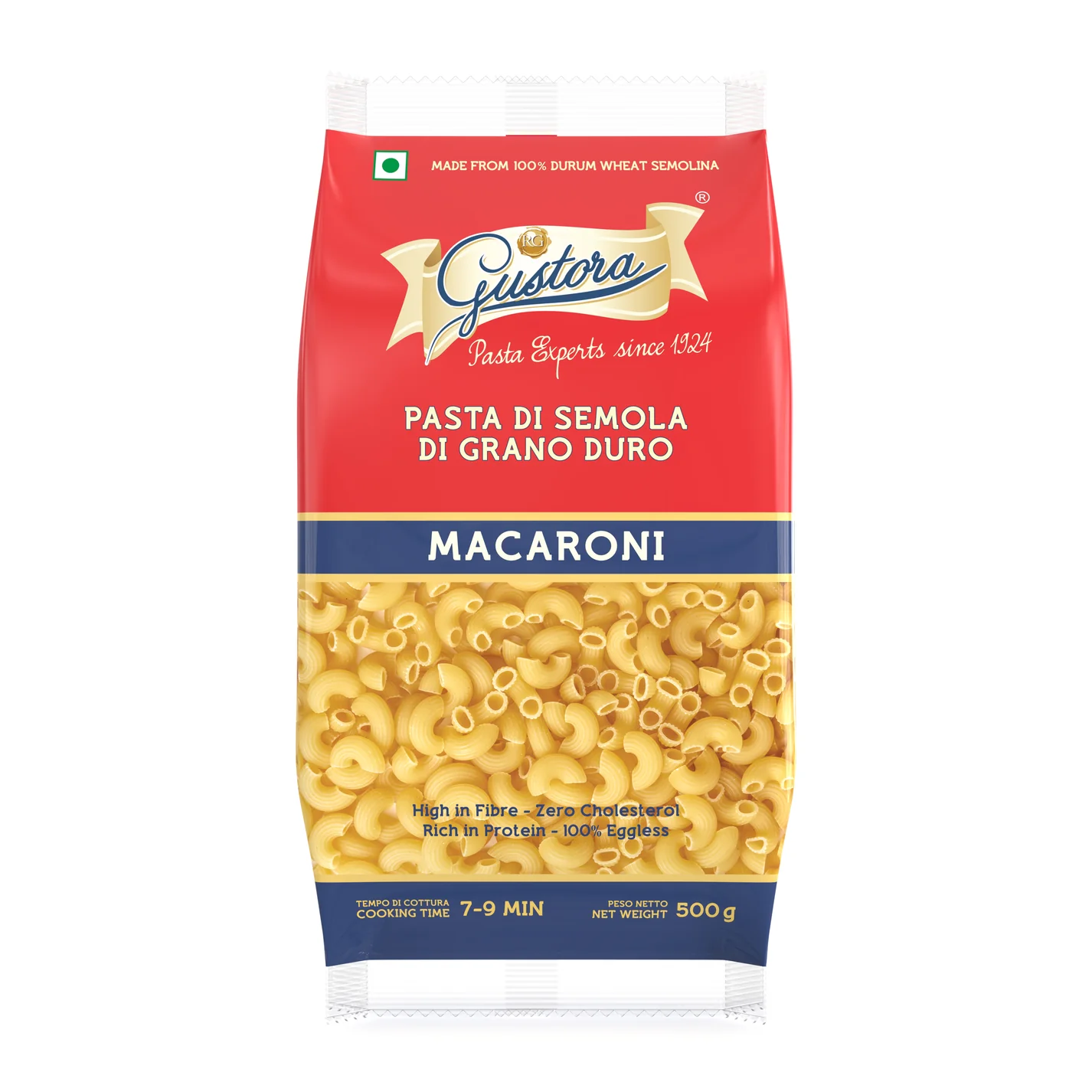 Gustora - Macaroni Pasta, 500 gm