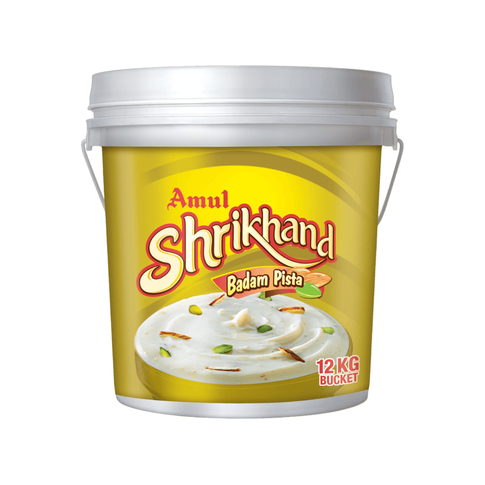 Amul - Shrikhand (Badam Pista), 12 Kg