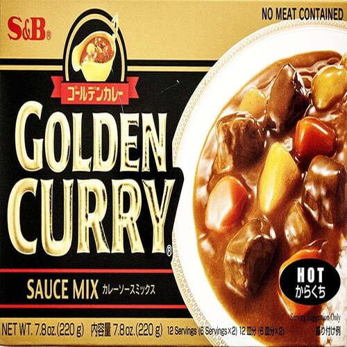 S&B - Golden Curry Sauce Mix Jumbo Hot, 220 gm