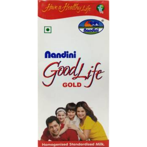 Nandini - Good Life Milk, Gold, 1 L