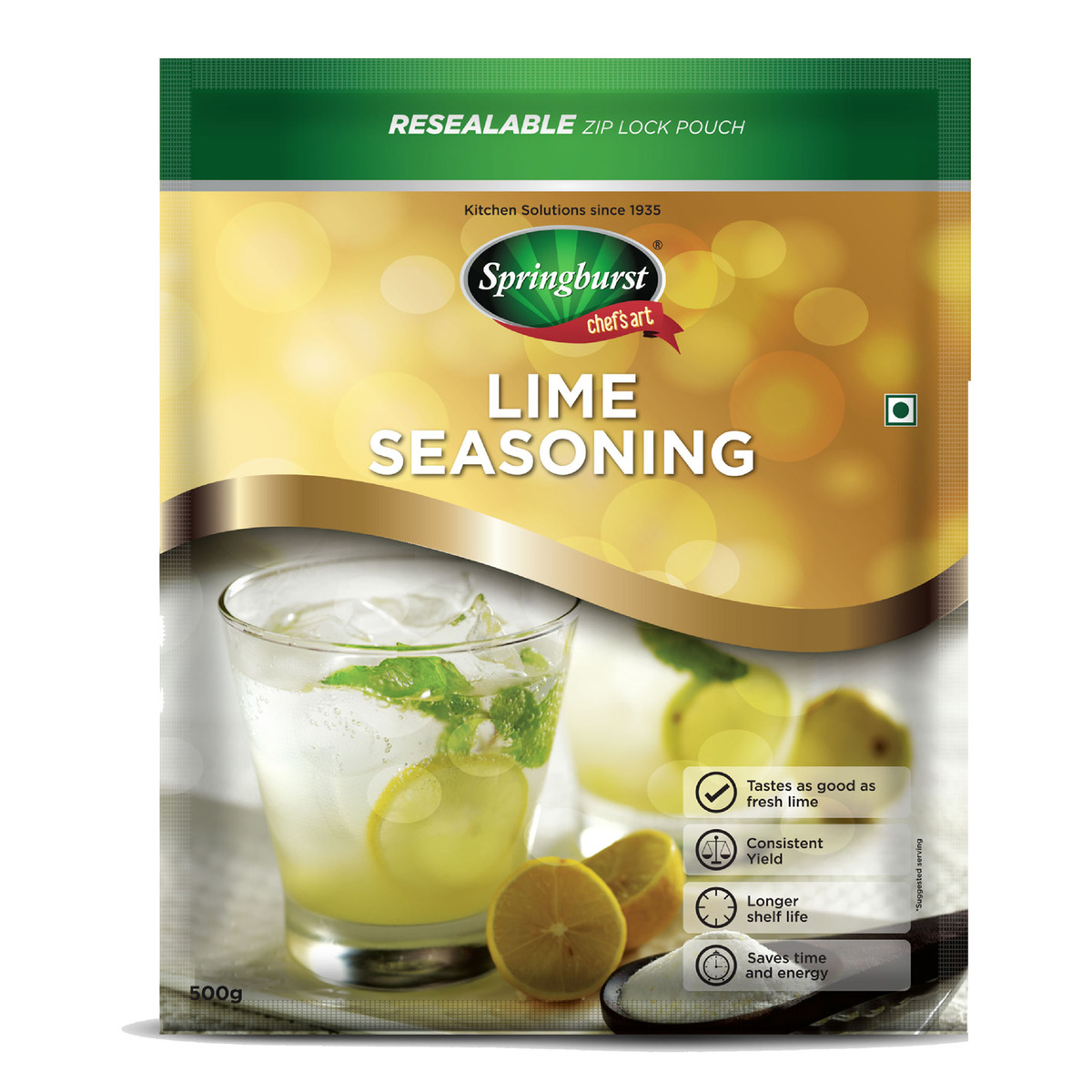 Springburst - Lime Seasoning, 500 gm (Pack of 20)