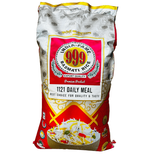 India Fame 999 - Golden Sella (Daily Meal) Basmati Rice, 30 Kg