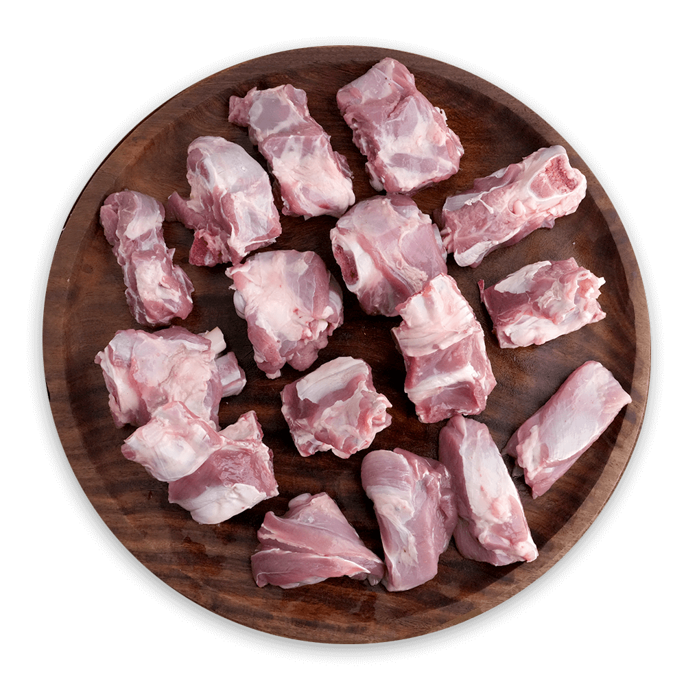 Fresh Mutton Curry Cut, 16 pcs/kg, 1 Kg Pack