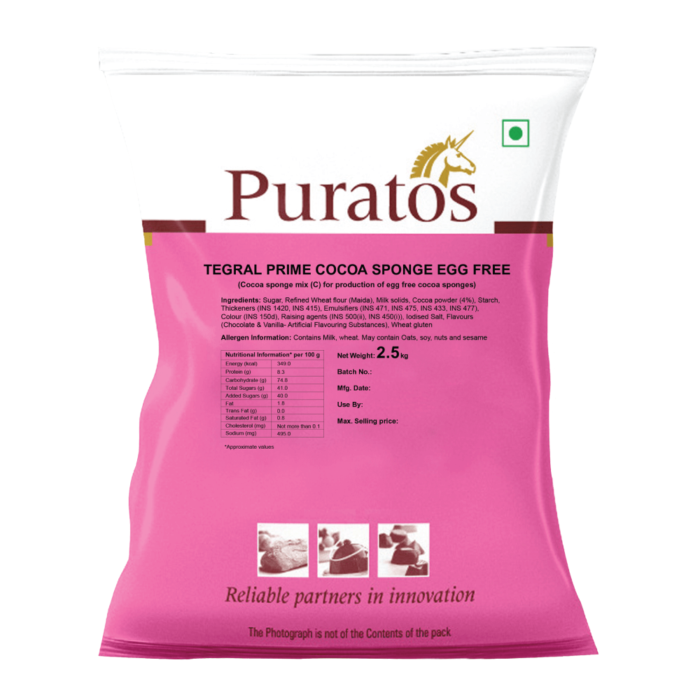 Puratos - Tegral Prime Cocoa Sponge Egg Free, 2.5 Kg