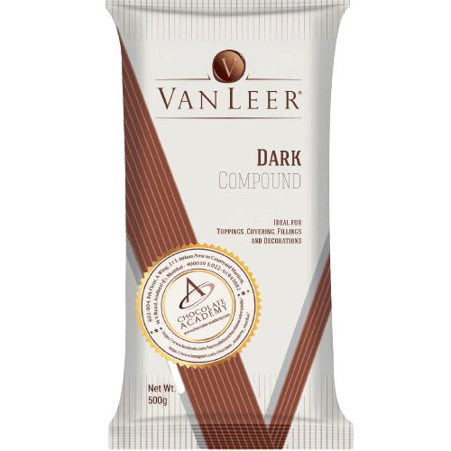Vanleer (By Barry Callebaut) - Dark Compound Chocolate Slab, 500 gm