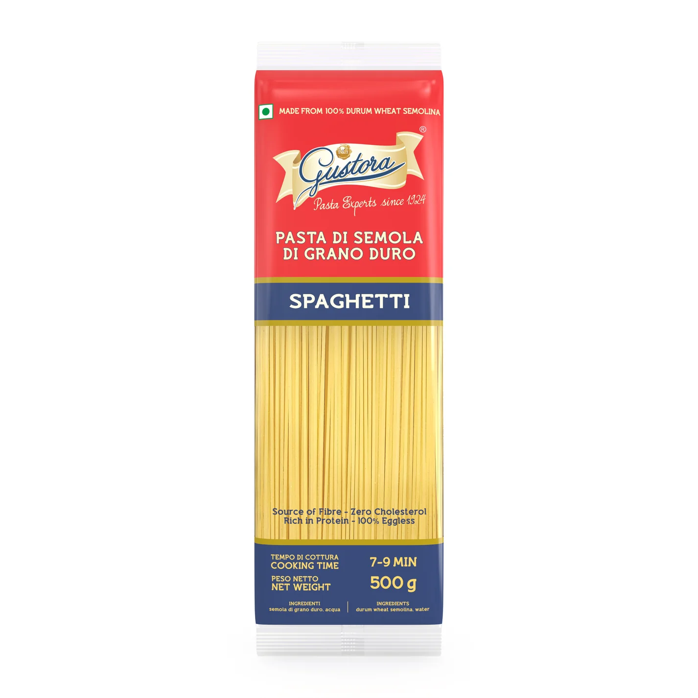 Gustora - Spaghetti Pasta, 500 gm