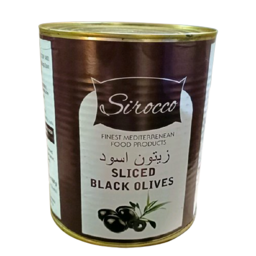 Sirocco - Sliced Black Olives, 3 Kg