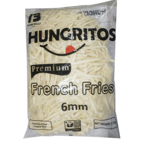 Hungritos - Iscon Balaji French Fries 6 mm, 2.5 Kg