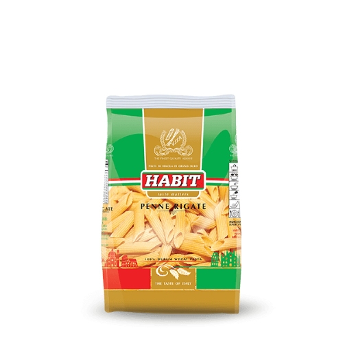 Habit - Classic Penne Rigate Pasta (Premium), 500 gm