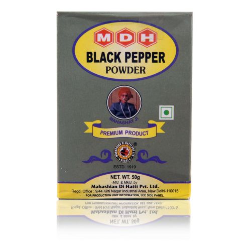 MDH - Black Pepper Powder, 50 gm