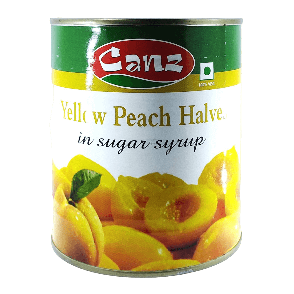 Canz - Yellow Peach Halves, 820 gm