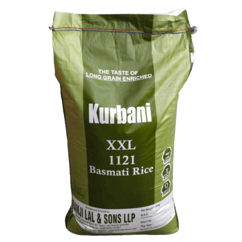 Kurbani - XXL 1121 Basmati Sella Rice, 30 Kg