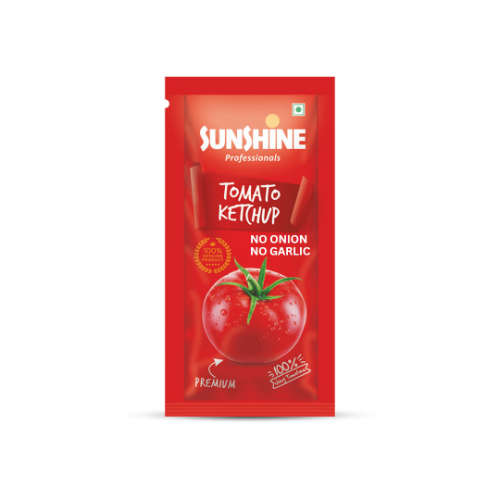 Sunshine - Tomato Ketchup Sachets (No Onion No Garlic), 8 gm (Pack of 100)