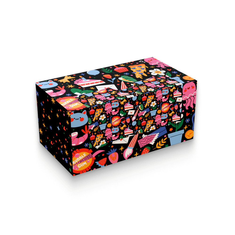 Custom Printed Pastry Box, 5x5x3 Inch (Pack of 1000)