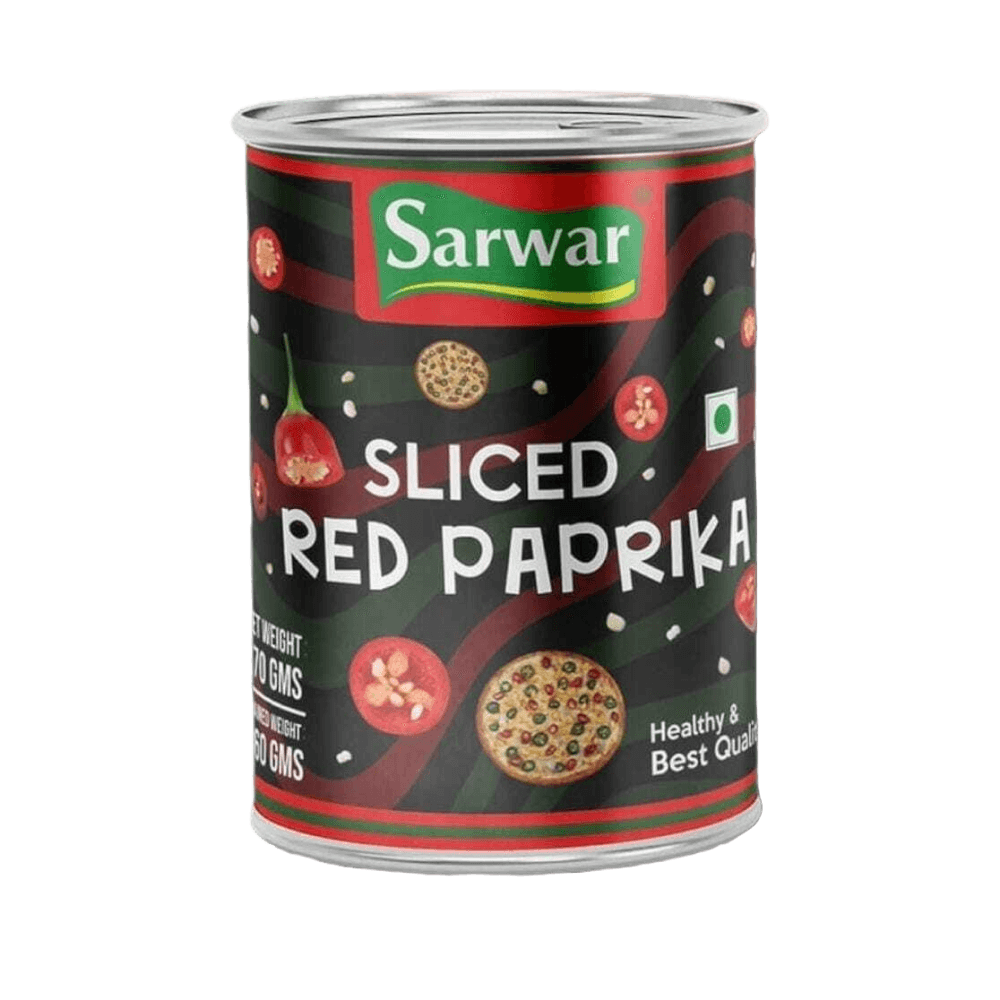 Sarwar - Sliced Red Paprika, 3.1 Kg