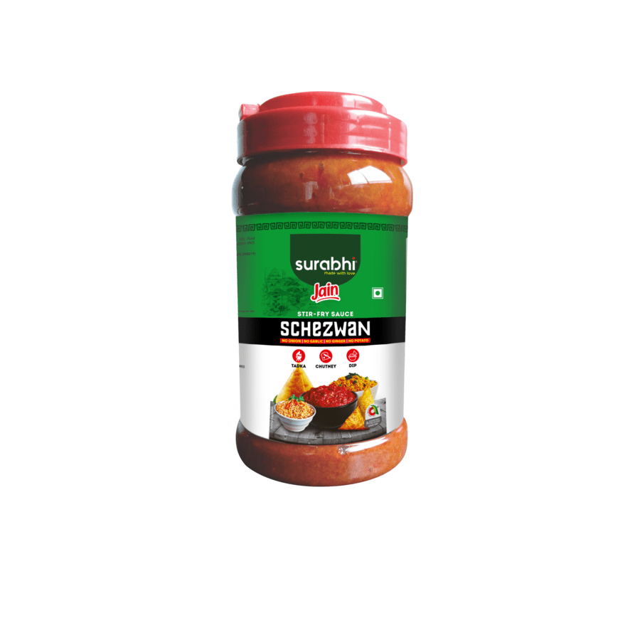 Surabhi - Jain Schezwan Sauce (Pet Jar), 950 gm