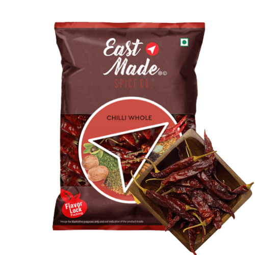 Eastmade - Guntur Chilli Whole With Stem, 1 Kg