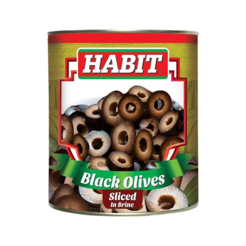 Habit - Olives Black Sliced, 3 Kg