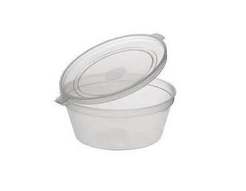 Damati - Hinged Round Container, 2 Oz (Pack of 2000)