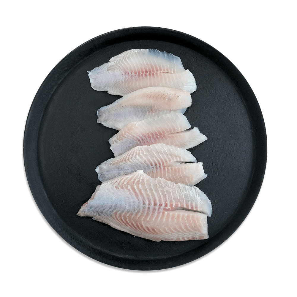 Frozen Indian Tilapia (11-14 Fillets), 20% Glaze, 1 Kg Pack