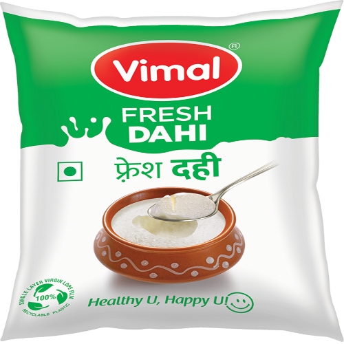 Vimal - Fresh Curd Pouch, 1 Kg