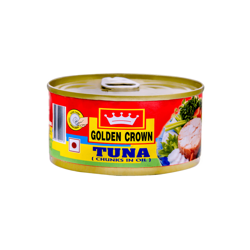 Golden Crown - Tuna Chunks (In Brine), 185 gm