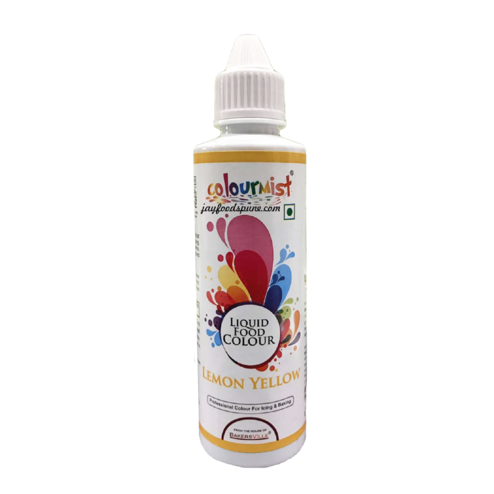 Colourmist - Liquid Food Colour (Lemon Yellow), 500 gm