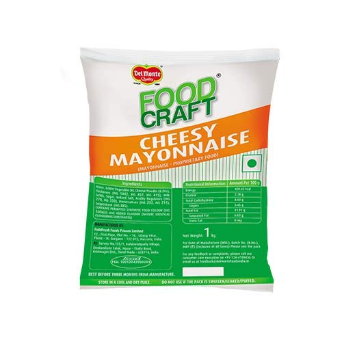 Food Craft (Del Monte) - Cheesy Mayonnaise, 1 Kg