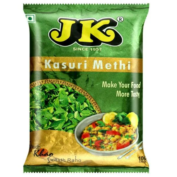 JK - Kasuri Methi (Fenugreek) Leaves, 100 gm