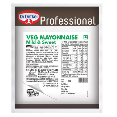 Funfoods - Veg Mayonnaise (Professional) Mild & Sweet, 1 Kg